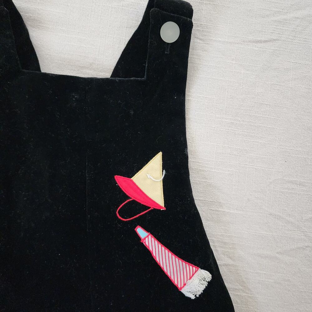 Vintage Party Applique Romper 3t